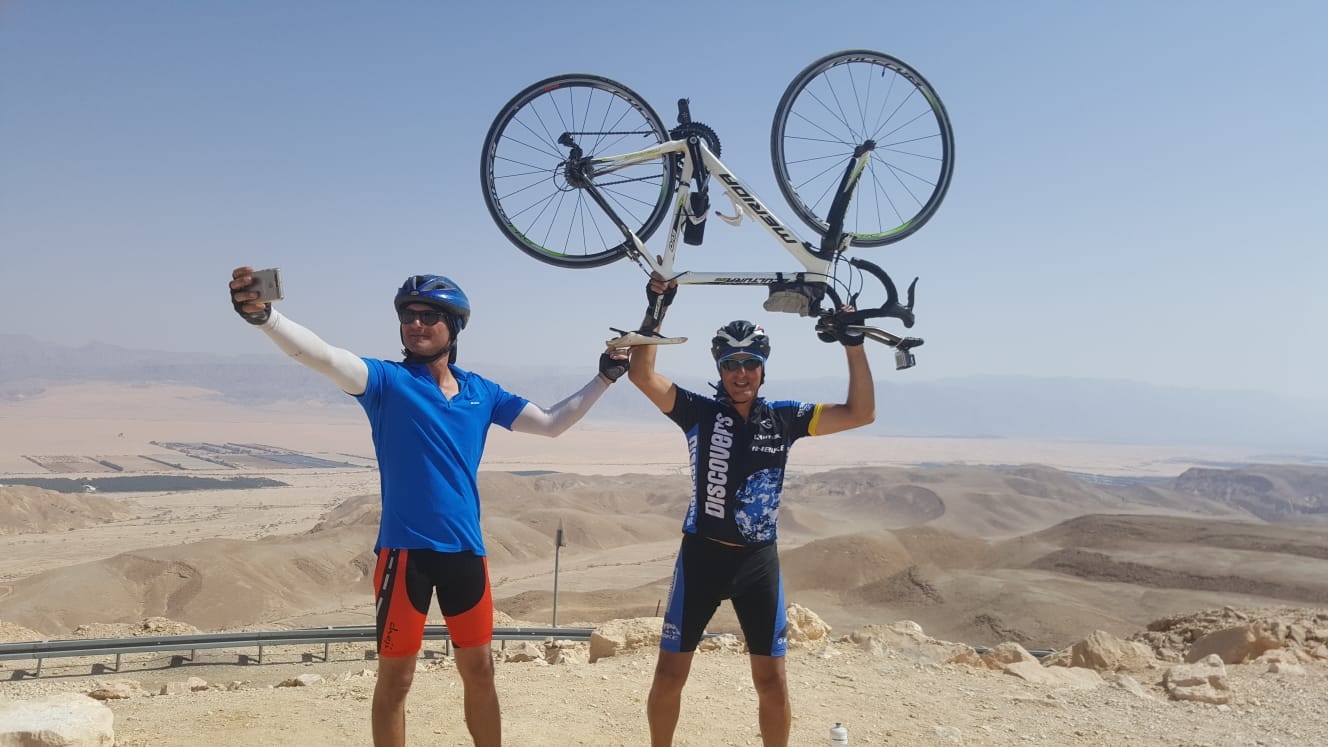 מהר החרמון ועד קיבוץ אילות באופניים