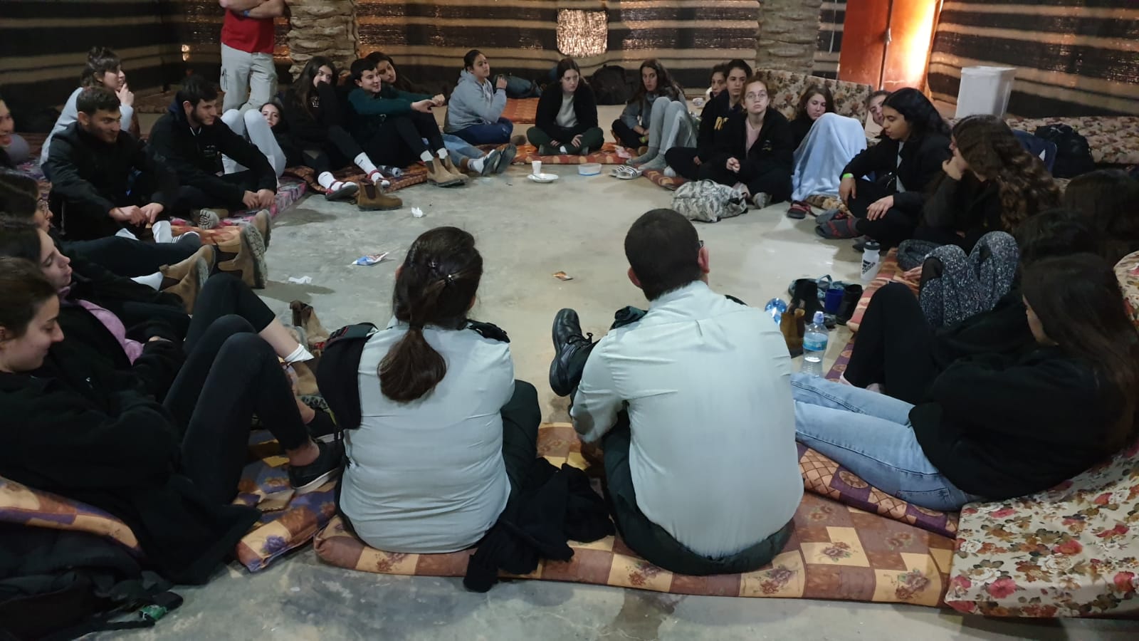 מעגלי שיח "השירות הצבאי כהזדמנות" עם קצינים בני קיבוצים שהתקיימו במסע י"ב האחרון