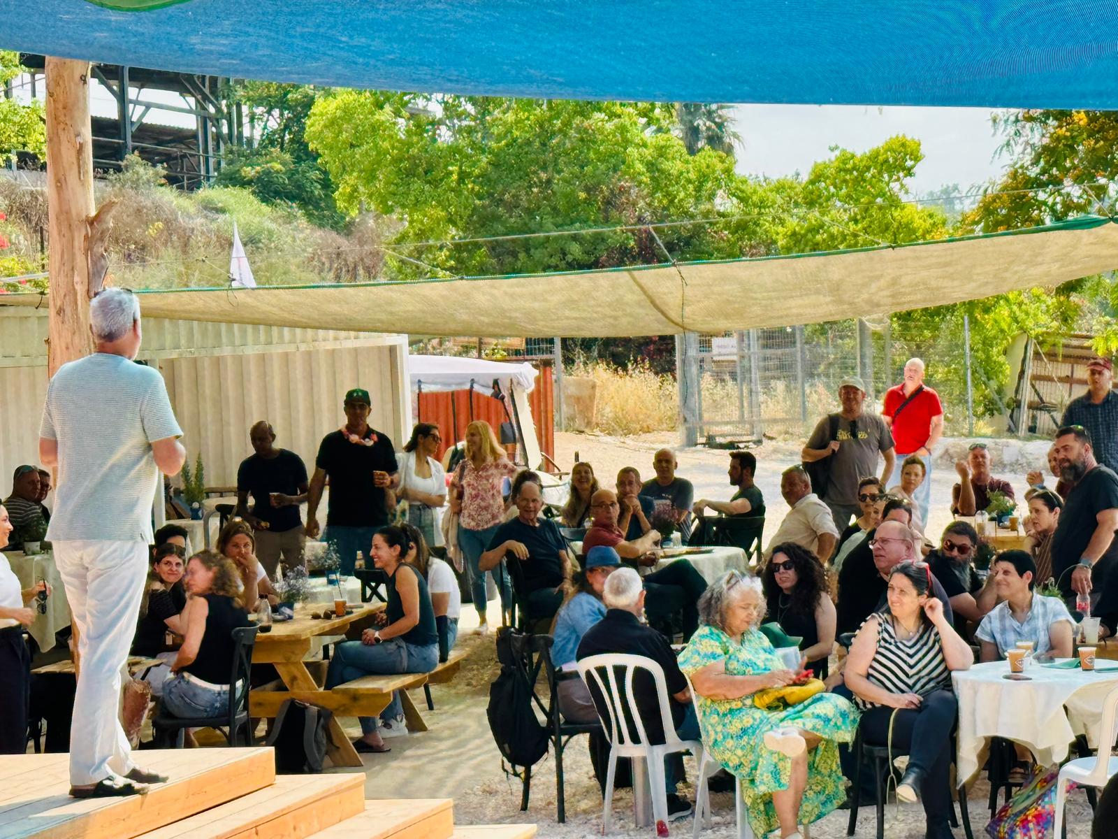 סיור מטה התנועה הקיבוצית ברמת יוחנן. צילום: דוברות התנועה הקיבוצית