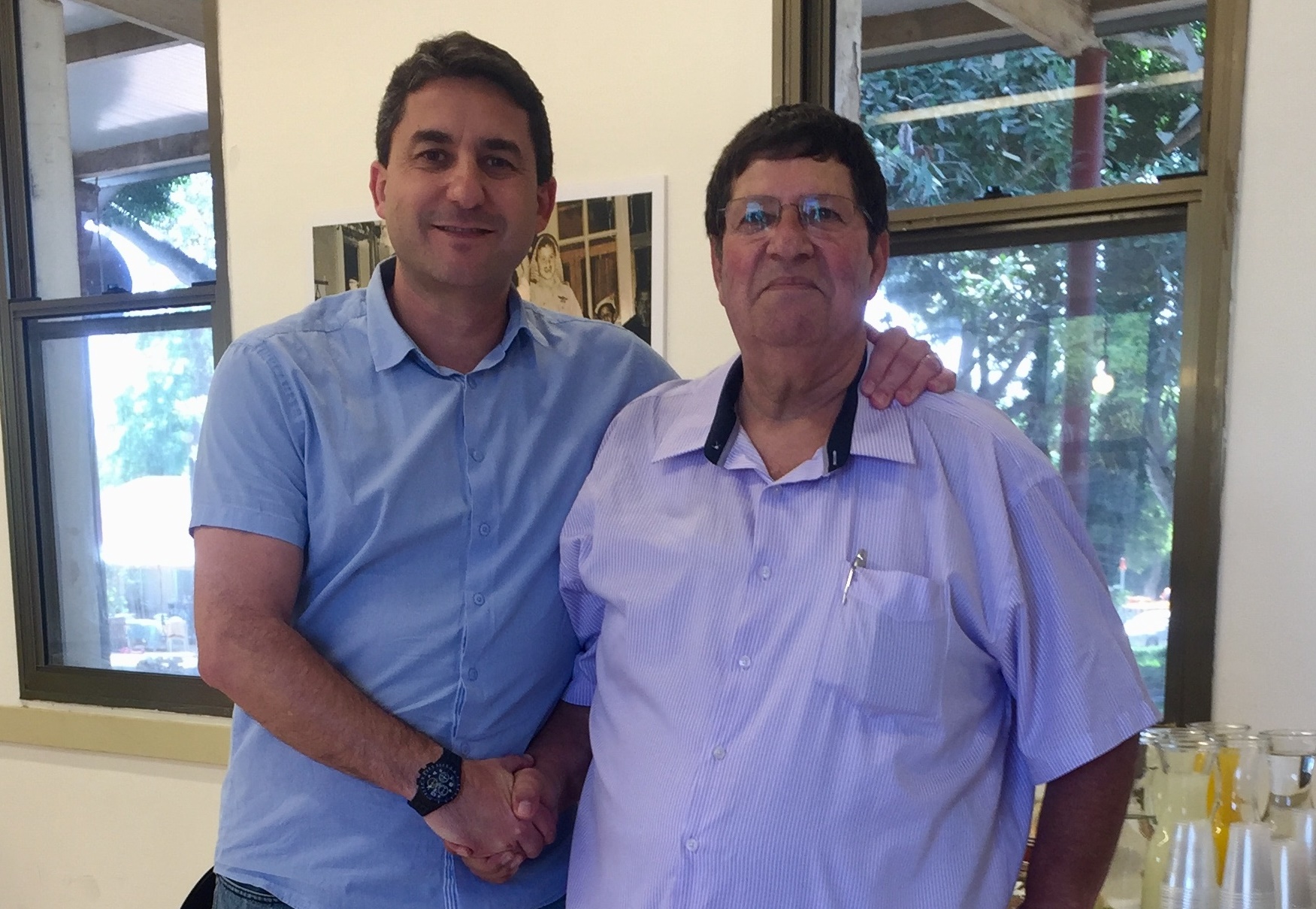 מזכ"ל התנועה עם עו"ד שימי בראון, מזכיר שפיים, מן הכוחות העולים במרחב התנועתי.