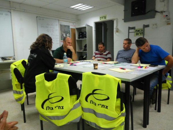צוות צח"י של המועצה האזורית גולן. תמונה מתוך אתר המועצה