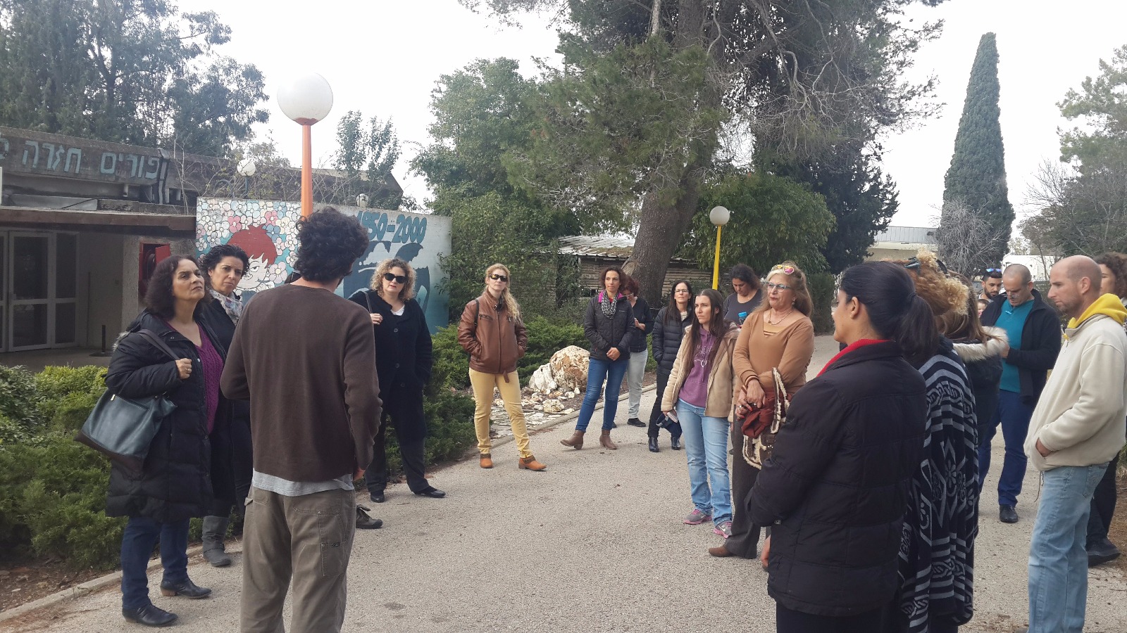 קורס מנהלי חינוך בסיור בשטח