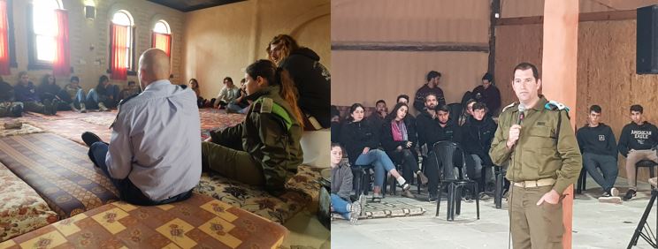 מימין: סא"ל יוסי קורן, משמאל: סא"ל ר'