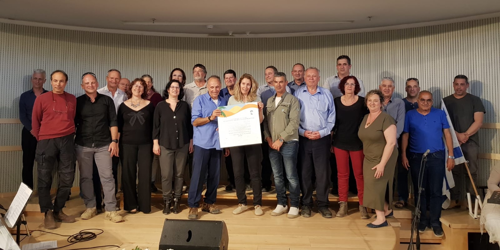 מעמד חתימת פרויקט "בית קטן בערבה". צילום: ליטל שמואלי