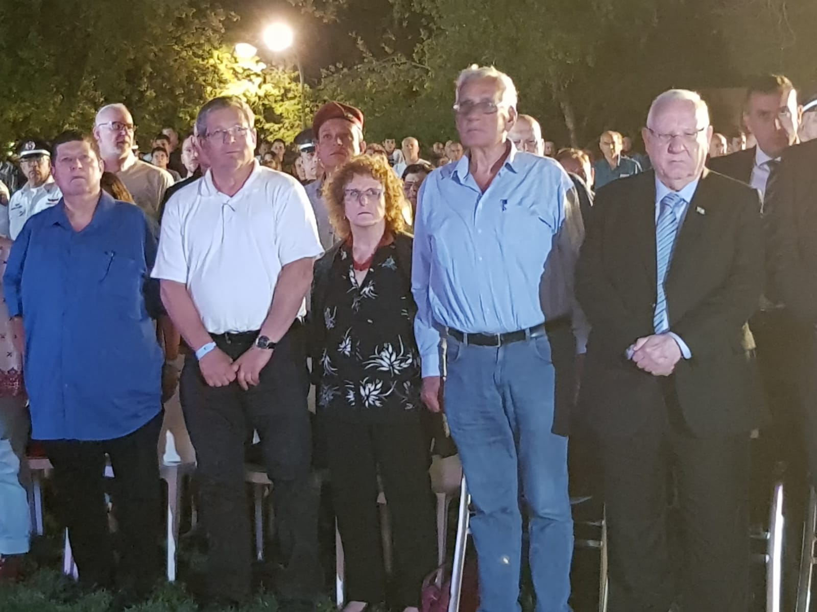 עצרת נעילת יום הזיכרון לשואה ולגבורה ביד מרדכי