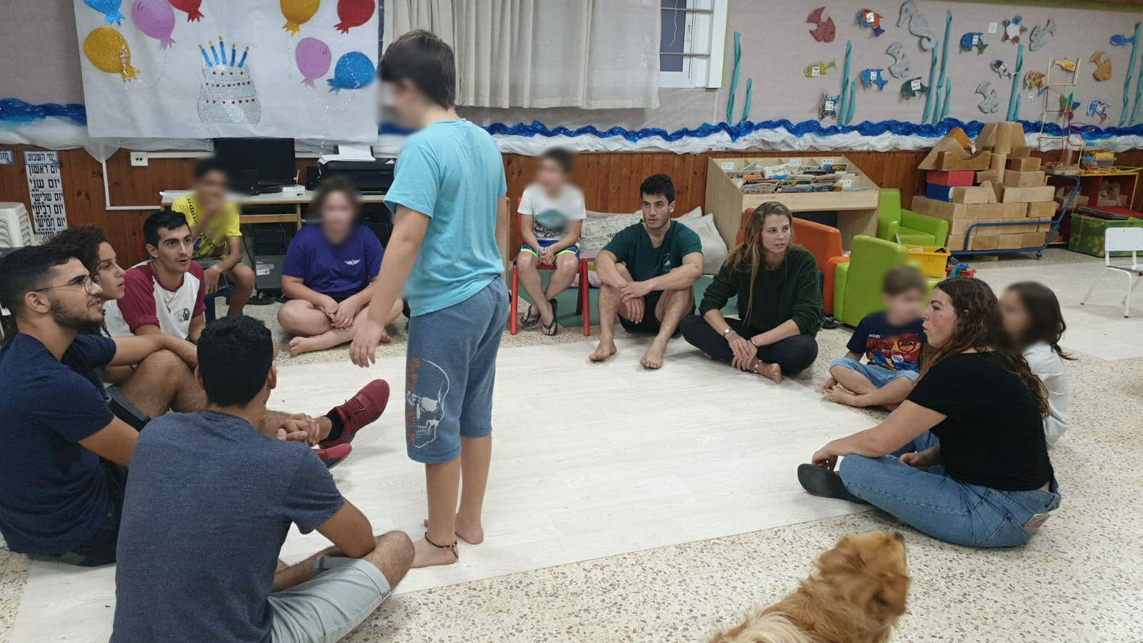 מערכת החינוך בקיבוץ סופה המופעלת תחת אש בעזרתם של חניכי המכינה בקיבוץ