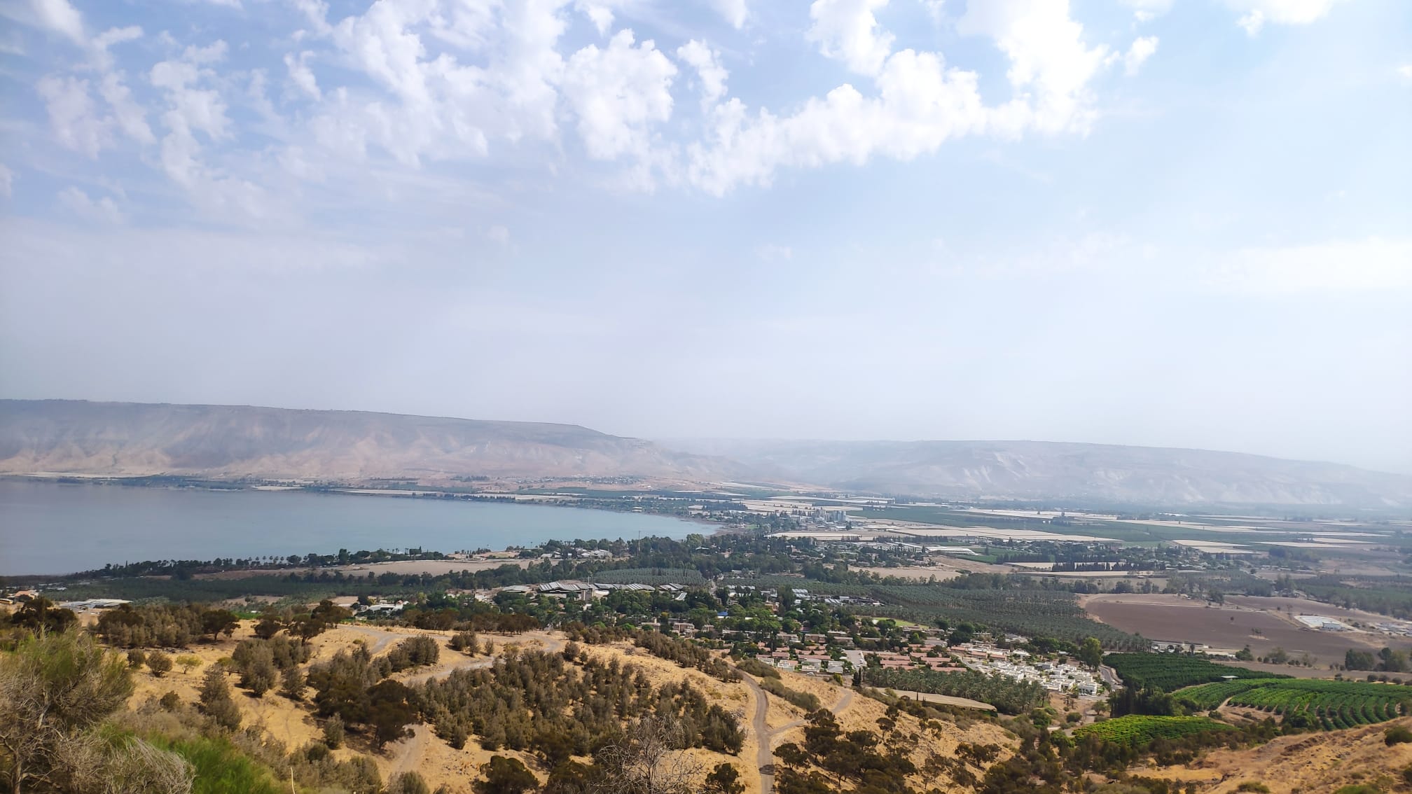 עמק הירדן והכנרת במבט מלמעלה. בלי הקיבוצים והמועצה האזורית לא הייתה שם ריבונות