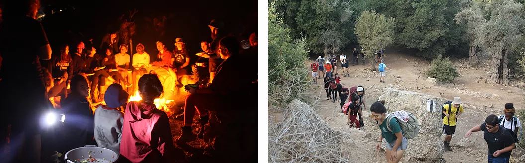 חניכי מחזור א' במכינת רעות בפעילות במהלך השנה