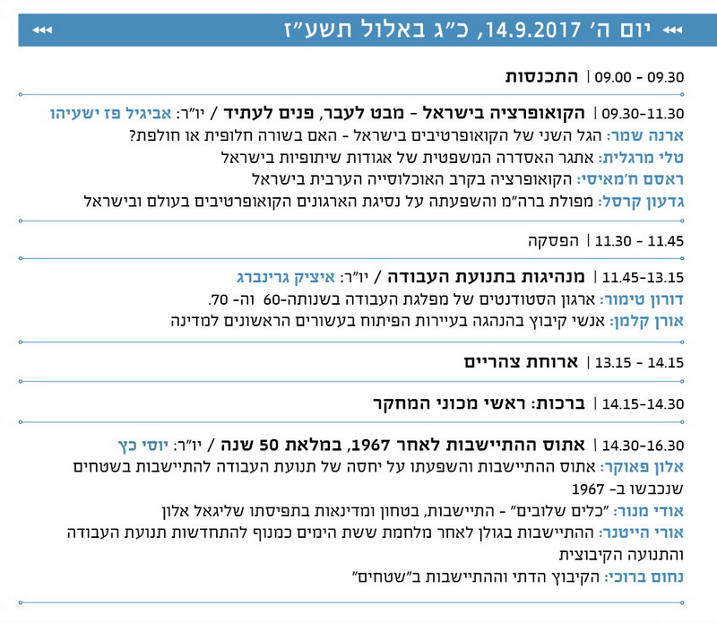סמינר שנתי לחקר הקיבוץ