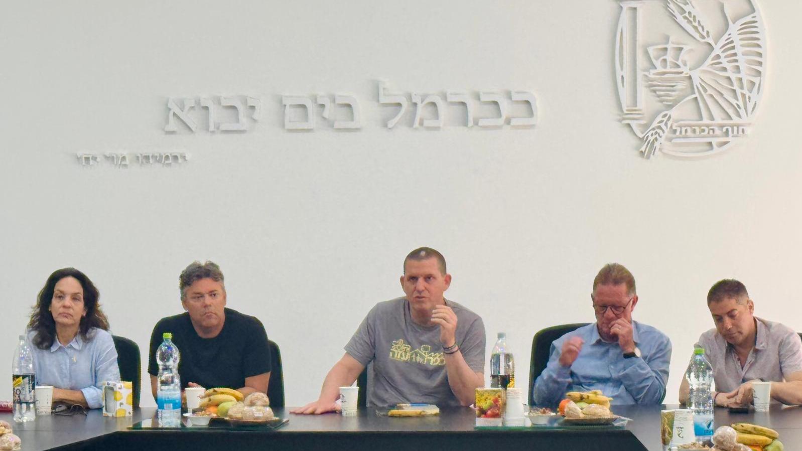 התנועה הקיבוצית והמועצה האזורית חוף הכרמל. (צילום: דוברות התנועה הקיבוצית)