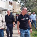 מזכירות התנועה בסיור בבארי בהובלת עמית שלוי שהתקיים בתום הישיבה הראשונה בהובלת המזכ"ל ליאור שמחה