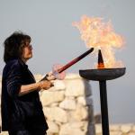 טקס ההתייחדות באנדרטה לחללי התנועות הקיבוציות - 17.5.2022