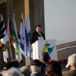 טקס ההתייחדות באנדרטה לחללי התנועות הקיבוציות - 17.5.2022