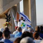 טקס ההתייחדות באנדרטה לחללי התנועות הקיבוציות - 17.5.2022