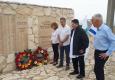 מטה התנועה באנדרטה לזכר חללי הקיבוצים: זוכרים את בנינו ובנותינו, חברי וחברות הקיבוצים שנפלו במערכות ישראל ובפעילות טרור